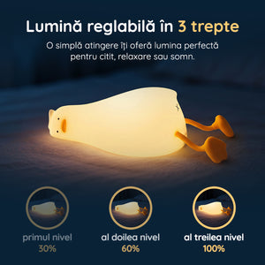 Lampă veghe rață 3 trepte de intensitate lumină