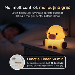 Lampă veghe vacă funcție timer 30 minute oprire automată
