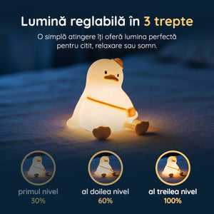 Lampă veghe rața Mia 3 trepte de intensitate lumină