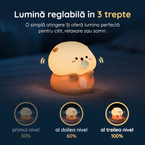 Lampă veghe vidră 3 trepte de intensitate lumină
