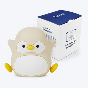 Lampă de veghe pinguinul Semi, cu lumină caldă pentru camera copilului.